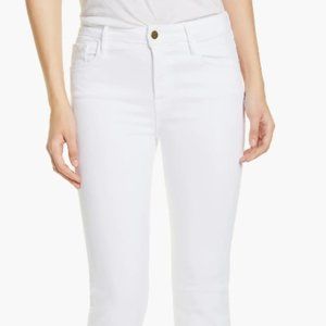 Le Crop Mini Boot in Blanc NWOT